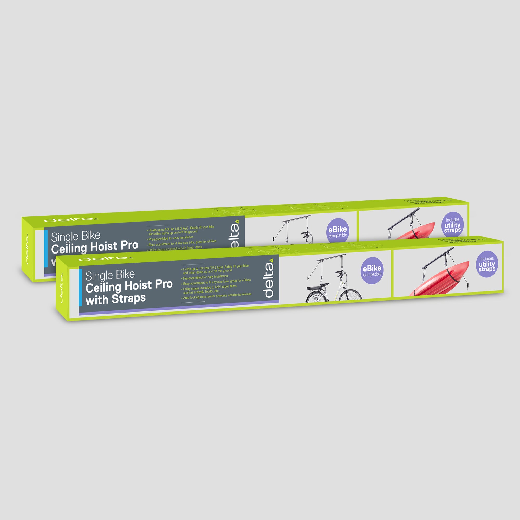 2-Pack Ceiling Hoist Pro – Delta Cycle