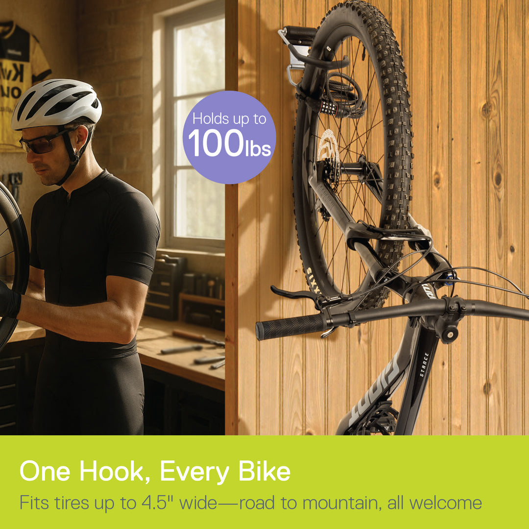 bike wall mount with helmet storage DeltaWall Dock Featuring non Wall Mounted Bike Rack |
