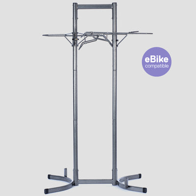 Heavy Duty Two Bike Upright Stand