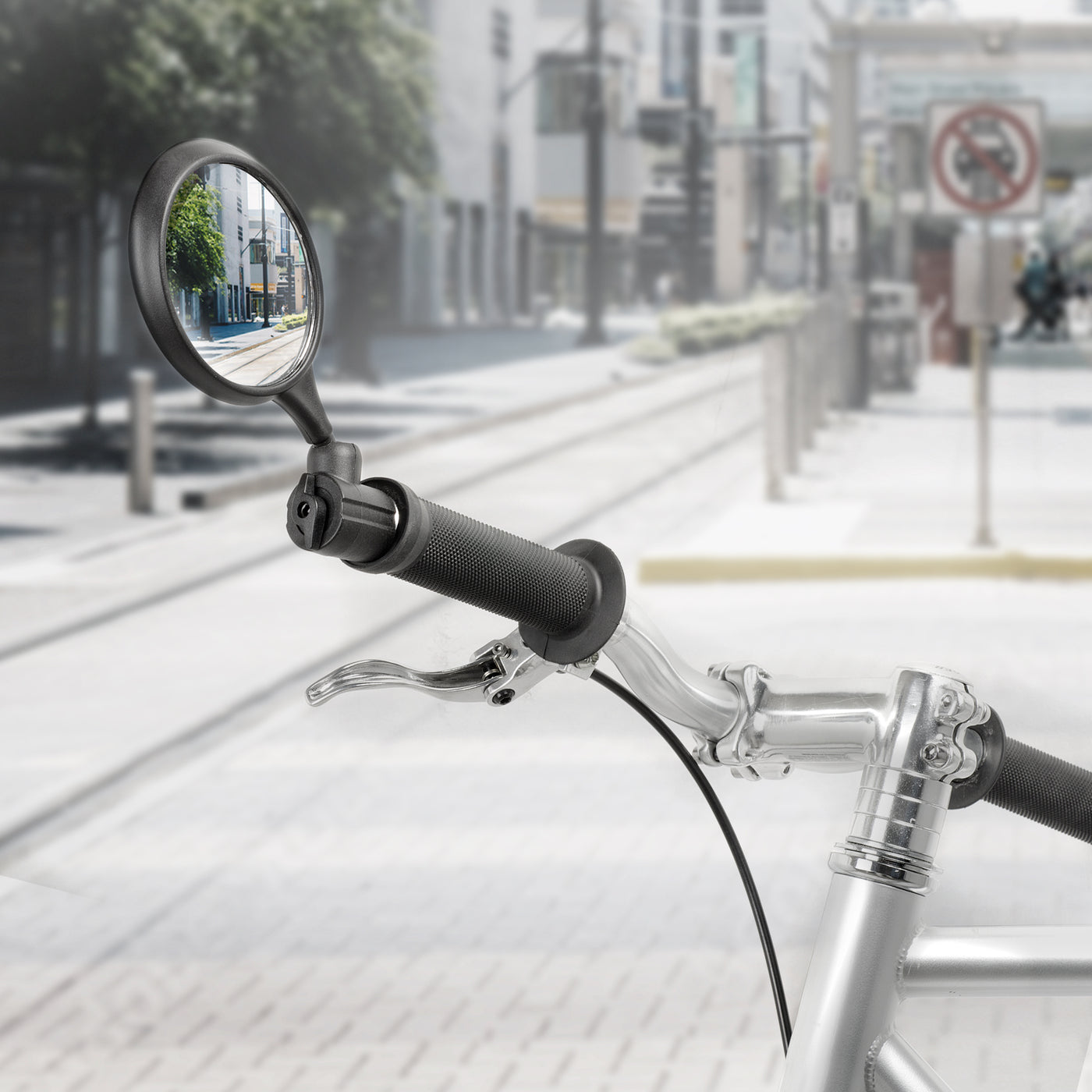 Bicycle with mirrors discount