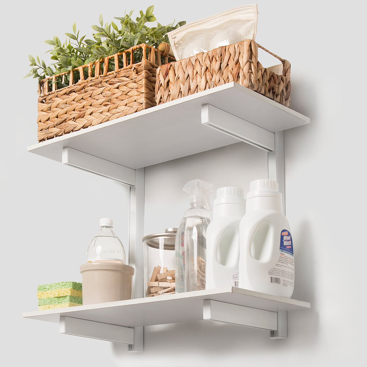 thumbnail image 2 of Delta Cycle & Home 2-Tier Premium Wall Shelf Bracket Kit - Premium... 2 of 9