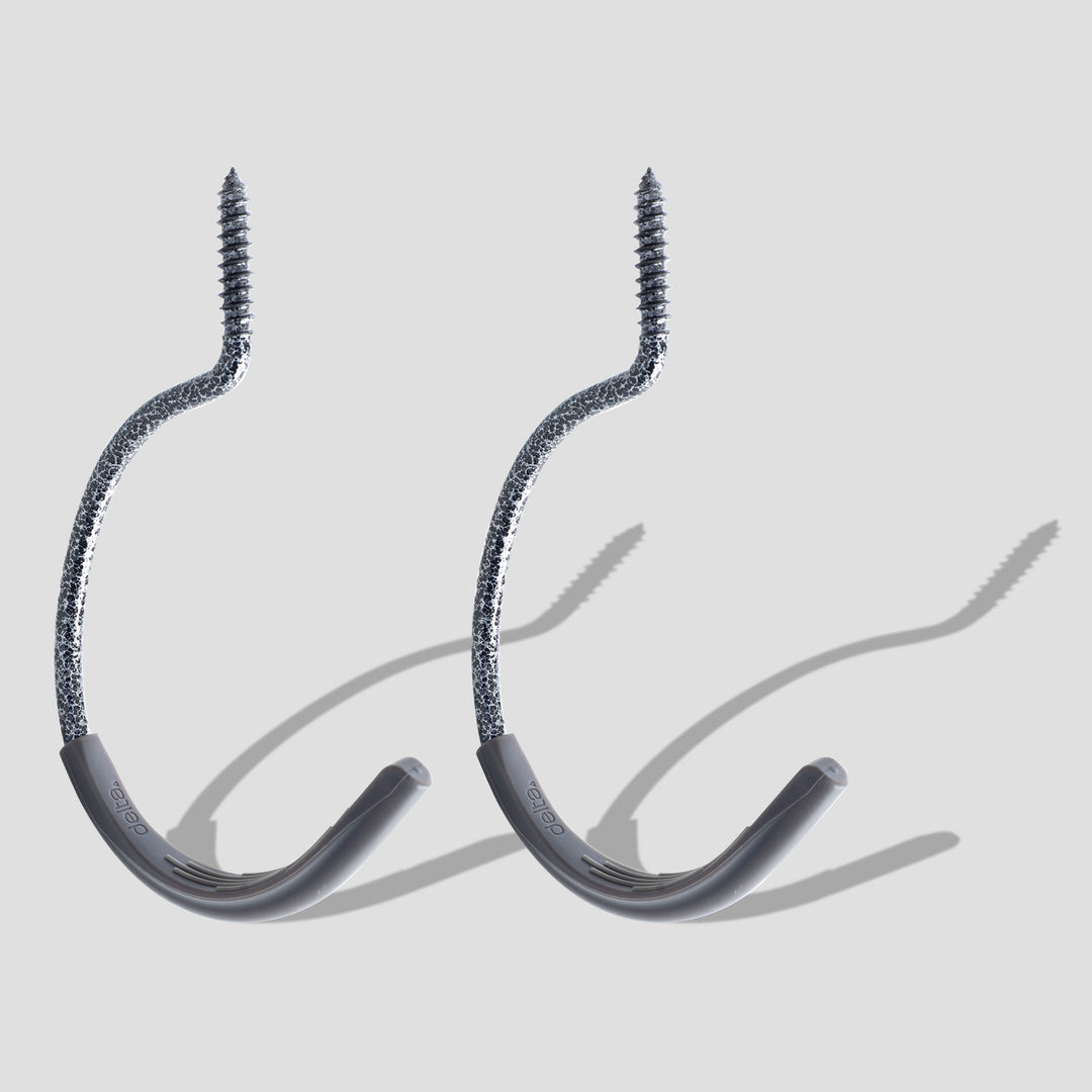 Jumbo J Hooks 2-Pack | Bike & Gear Wall Hooks | Delta Cycle
