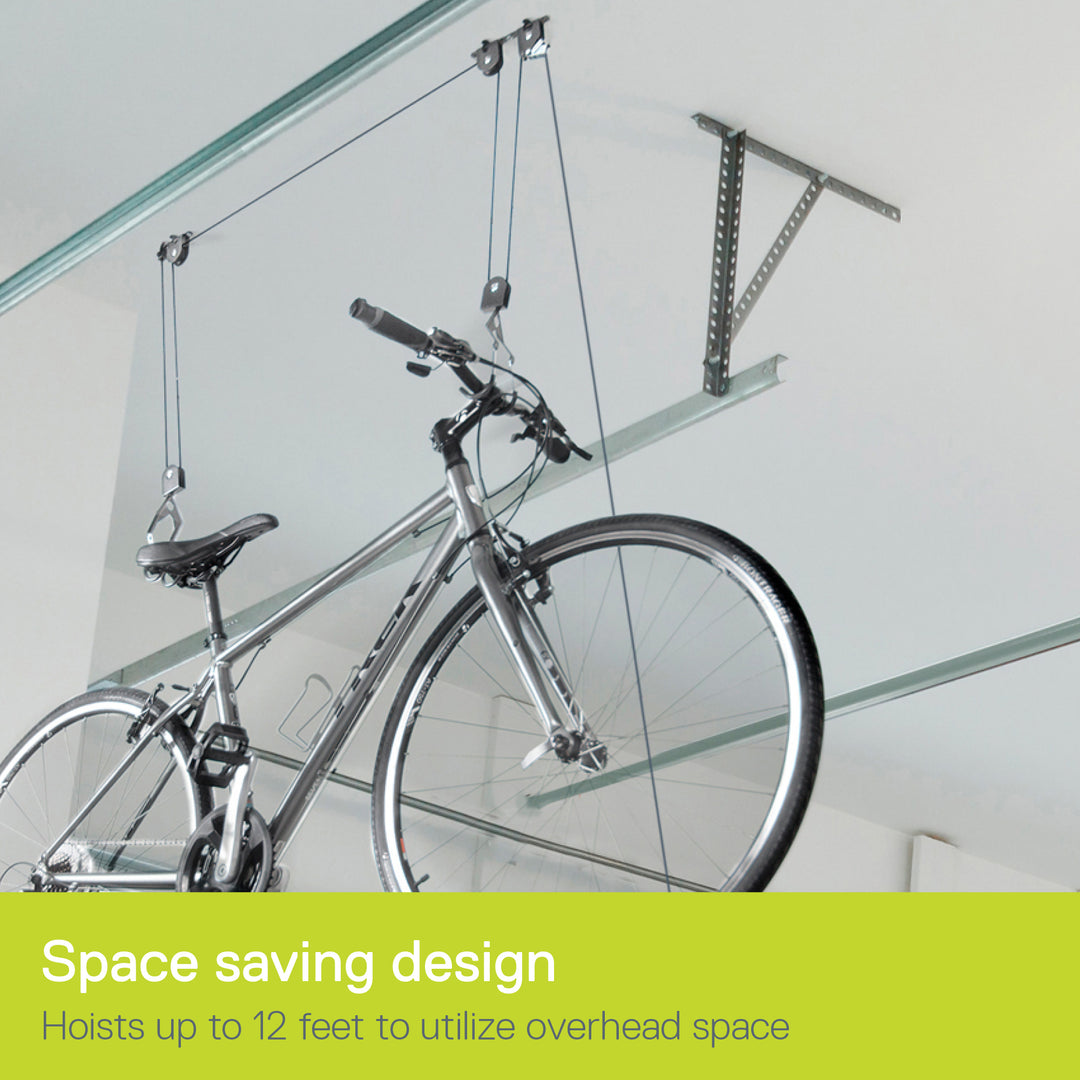 Bicycle storage lift hoist best sale