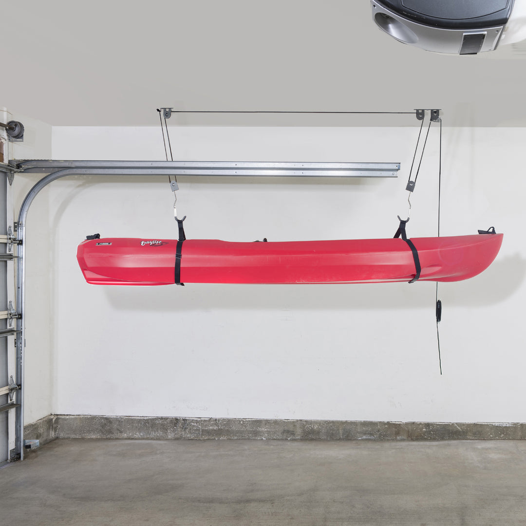 Single Bike Ceiling Hoist with Straps Delta Cycle