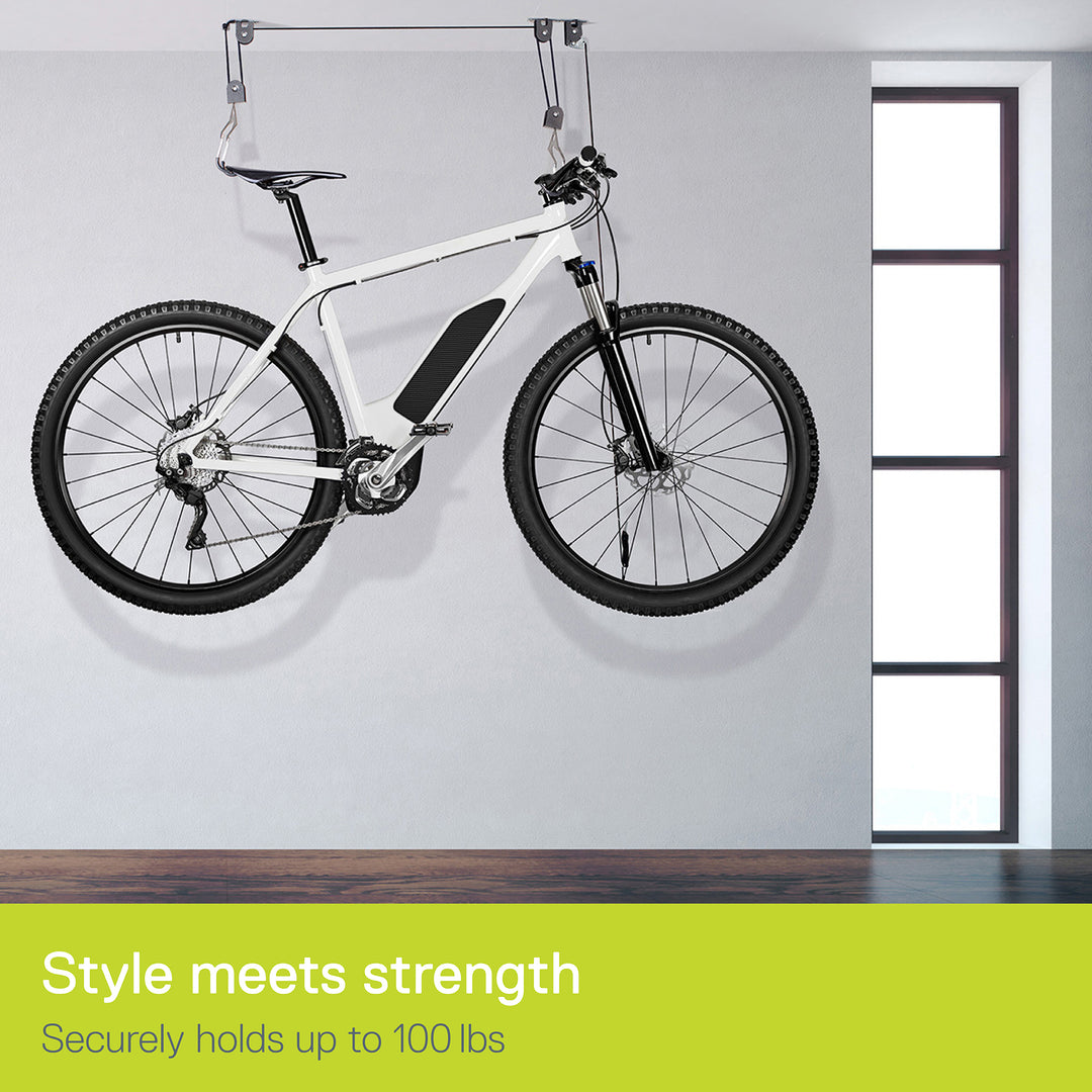 Bike ceiling hoist clearance