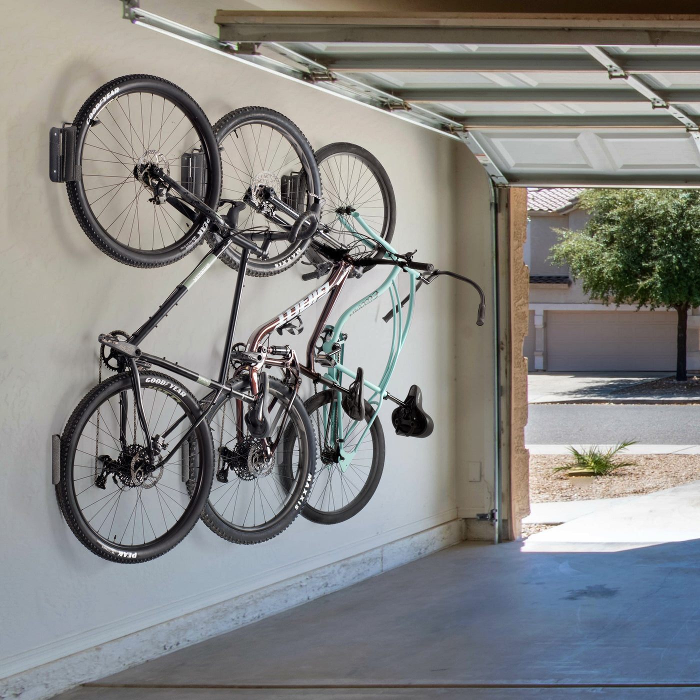 Cycle Mounting Rack Single Bike Hinge Wall Mount Rack | Swivel Storage | Delta Cycle