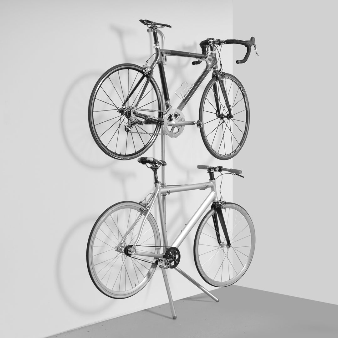 Two Bike Gravity Pole Stand