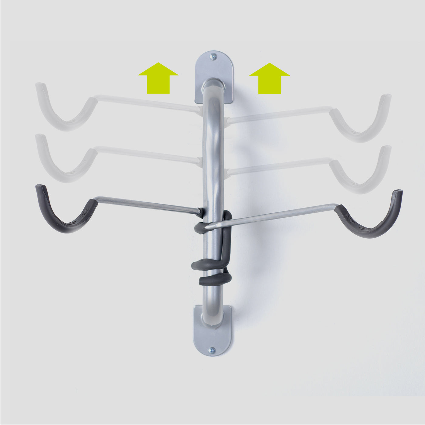 Single Bike Wall Mount Pole Rack