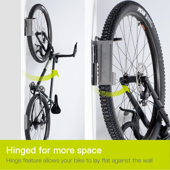 Single Bike Hinge Wall Mount Rack Delta Cycle