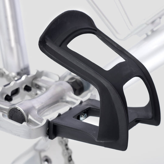 Delta Strapless Bicycle Toe Clips, One Size, Black