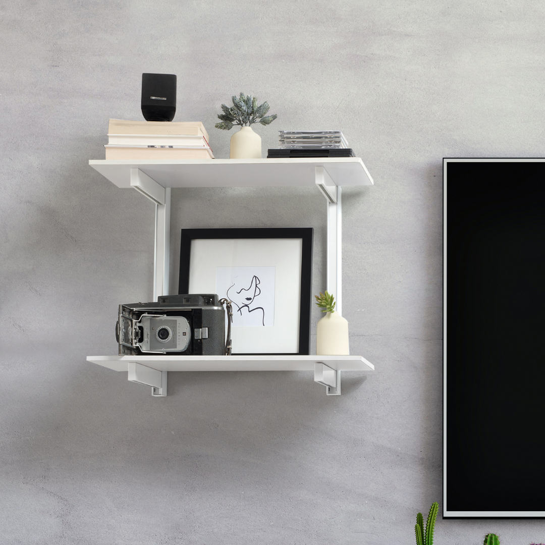 thumbnail image 2 of Delta Cycle & Home 2-Tier Premium Wall Shelf Bracket Kit - Premium... 2 of 9