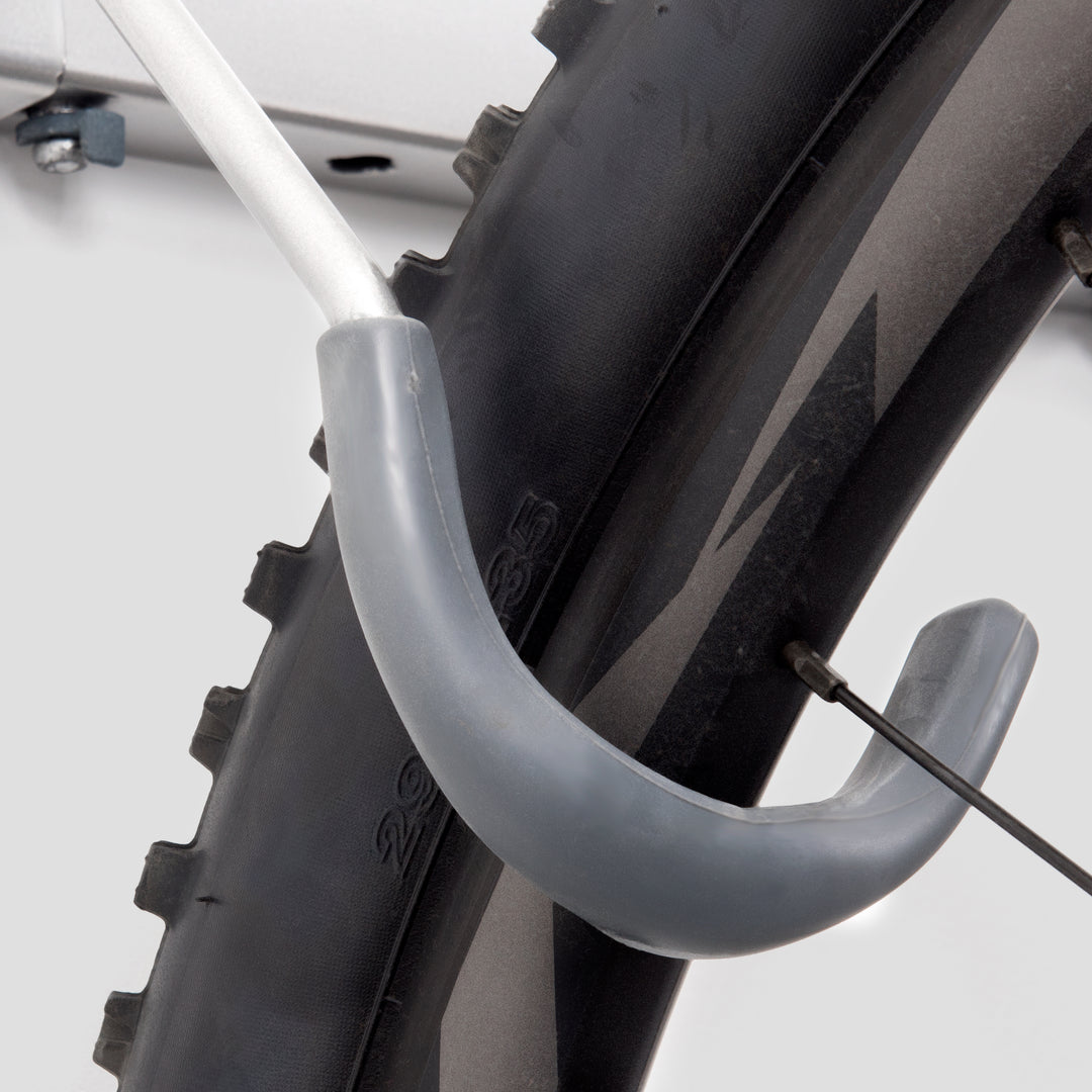 Six Bike Wall Mounted Rail Rack