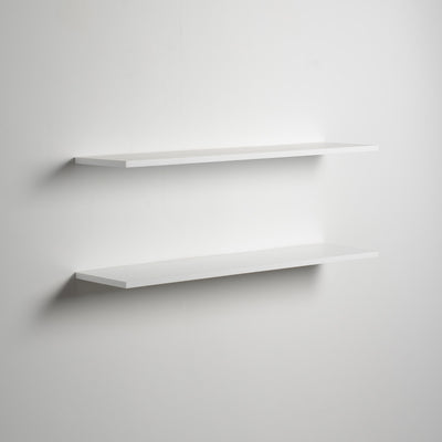 Slim Floating Shelves (2 Pack) White .5 Thick 2 Sizes Available 8 D X 36 W H Shelving