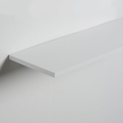 Slim Floating Shelves (2 Pack) White .5 Thick 2 Sizes Available Shelving